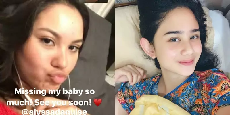 Alyssa dan Tissa tanpa makeup © Instagram