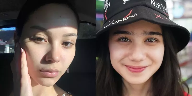 Alyssa dan Tissa tanpa makeup © Instagram