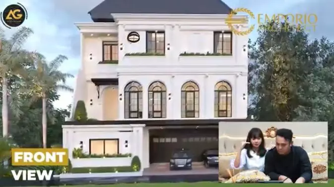 Potret desain rumah baru Gilang Dirga YouTube © 2021 brilio.net