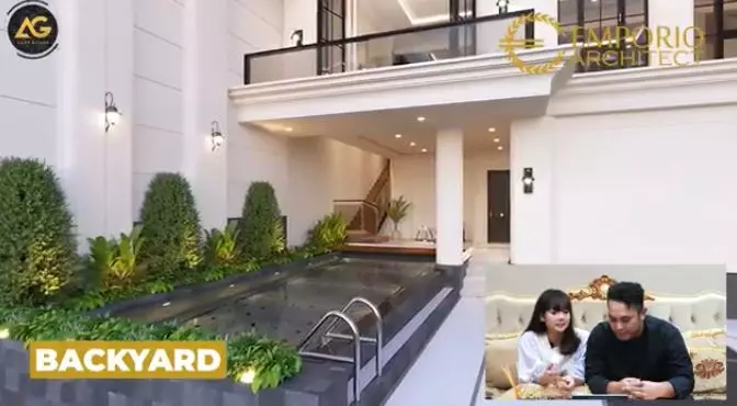 Potret desain rumah baru Gilang Dirga YouTube © 2021 brilio.net