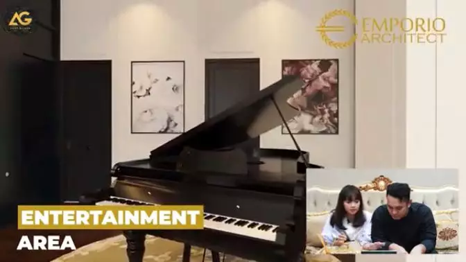 Potret desain rumah baru Gilang Dirga YouTube © 2021 brilio.net