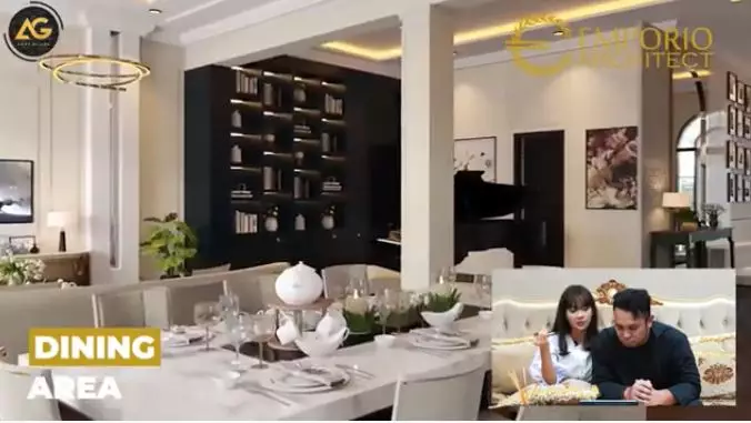Potret desain rumah baru Gilang Dirga YouTube © 2021 brilio.net