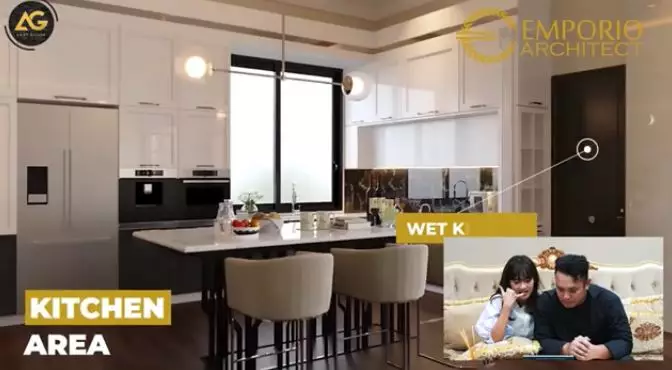 Potret desain rumah baru Gilang Dirga YouTube © 2021 brilio.net