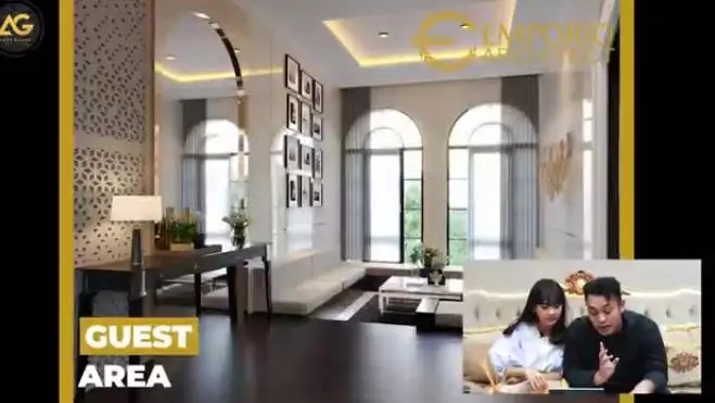 Potret desain rumah baru Gilang Dirga YouTube © 2021 brilio.net