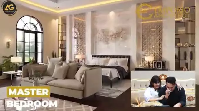 Potret desain rumah baru Gilang Dirga YouTube © 2021 brilio.net