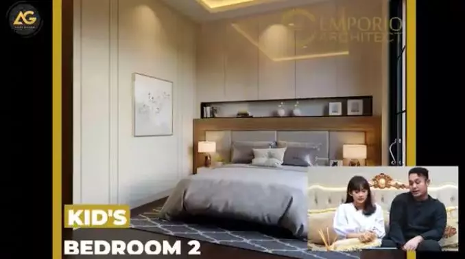 Potret desain rumah baru Gilang Dirga YouTube © 2021 brilio.net