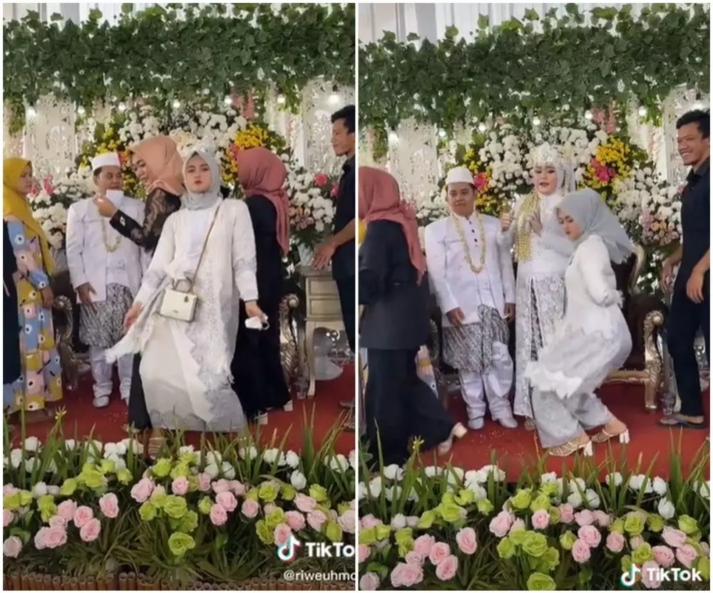 joget di atas pelaminan © 2021 TikTok