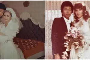 Potret lawas orang tua 7 pesinetron saat menikah, curi perhatian
