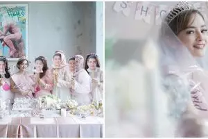 10 Momen bridal shower Citra Monica, wajah cemong diarak keliling mal