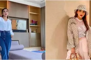 10 Momen Ashanty makan di restoran tertinggi dunia, menunya unik