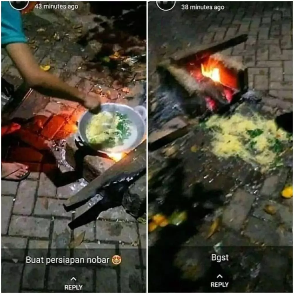 status lucu gagal makan enak © 2021 Twitter