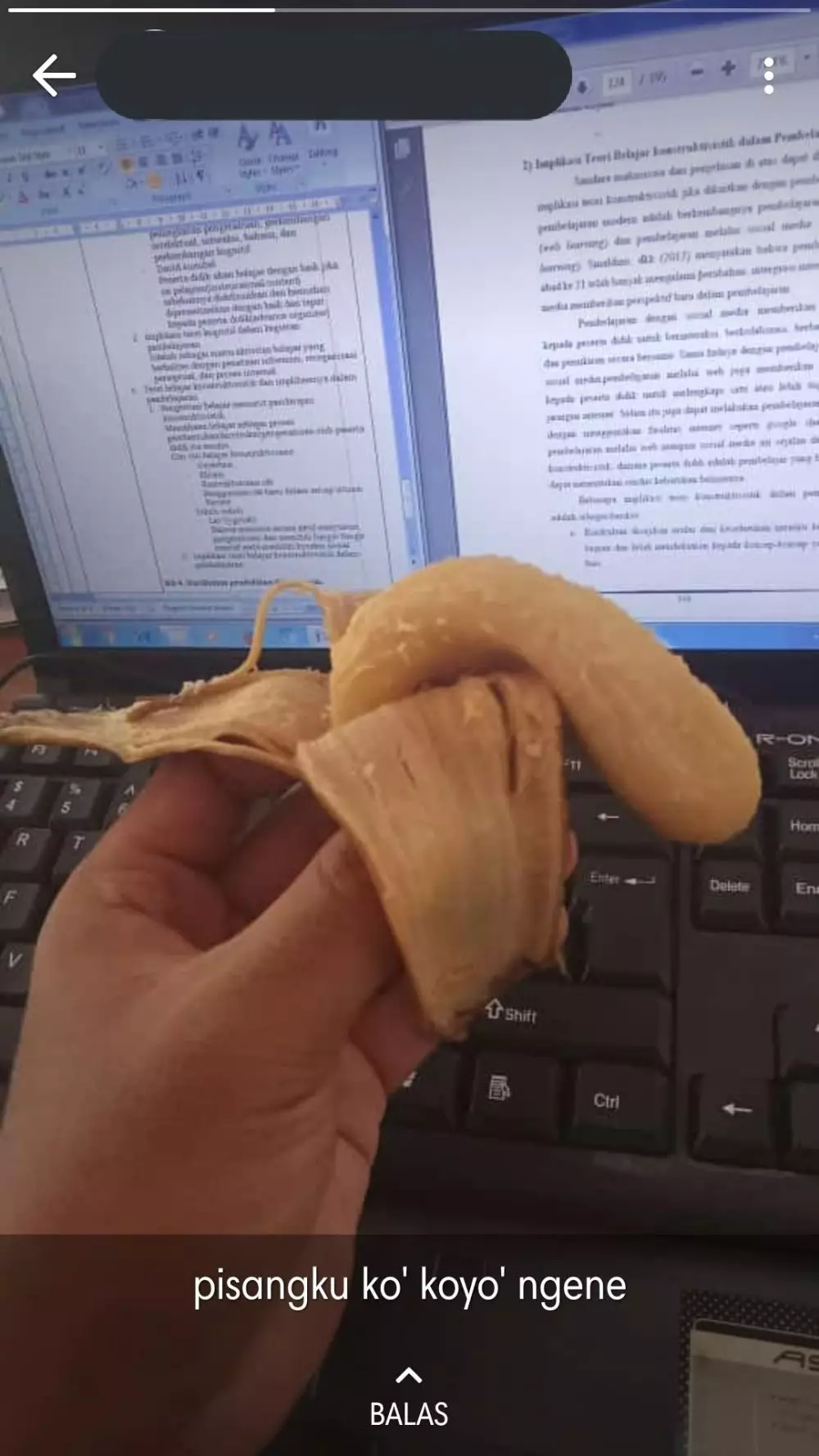 status lucu gagal makan enak © 2021 Twitter