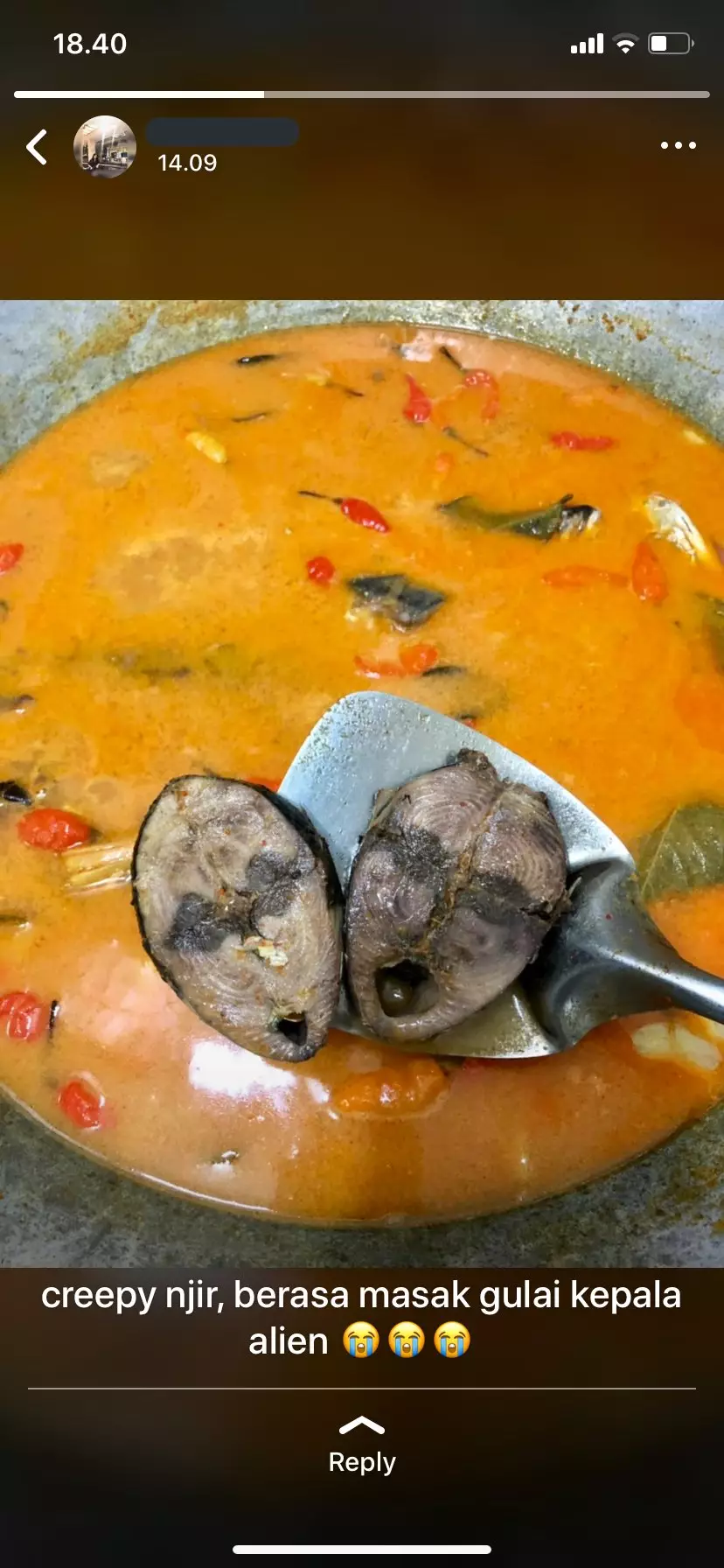 status lucu gagal makan enak © 2021 Twitter