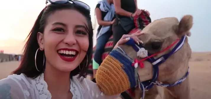 artis liburan di Dubai © 2021 brilio.net