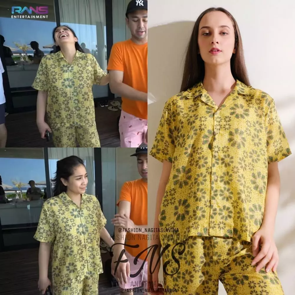 Taksiran fashion item Nagita Slavina di Bali © Instagram
