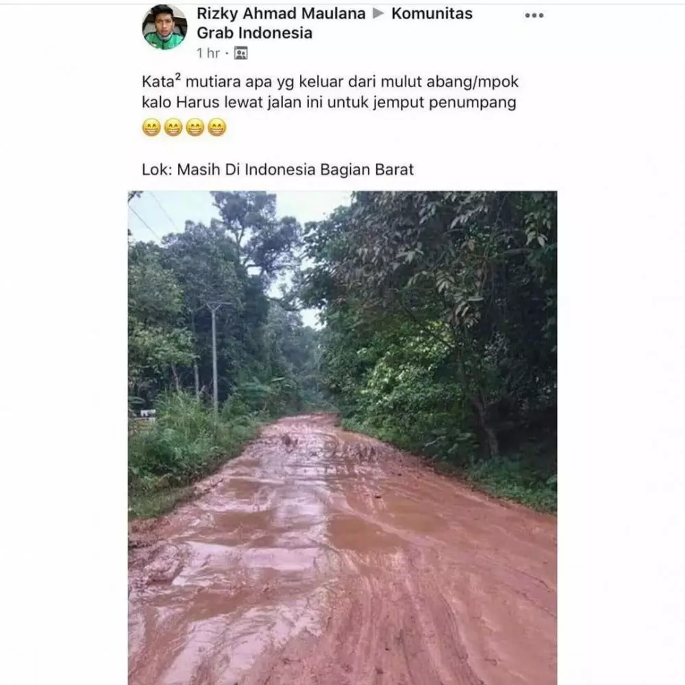 Momen driver ojol ngikutin Maps © Instagram