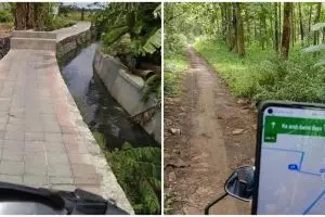 10 Momen apes driver ojek online gara-gara ngikutin maps