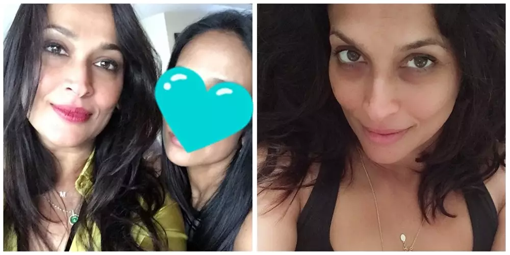 eks miss india pakai dan tanpa makeup © 2021 Instagram