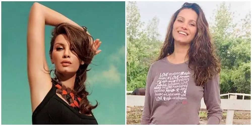 eks miss india pakai dan tanpa makeup © 2021 Instagram