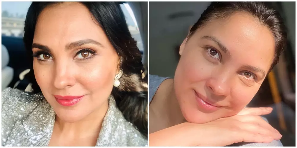 eks miss india pakai dan tanpa makeup © 2021 Instagram