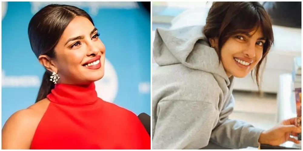 eks miss india pakai dan tanpa makeup © 2021 Instagram