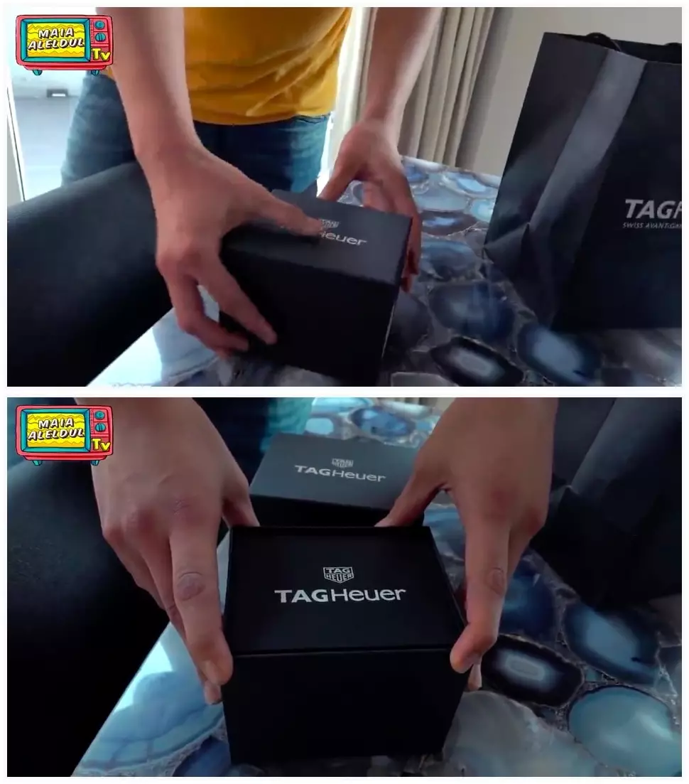 El unboxing hadiah kelulusan © YouTube