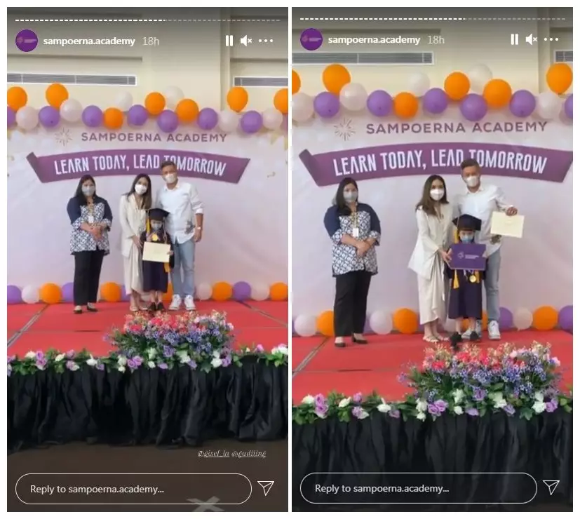 momen kelulusan Gempi © berbagai sumber