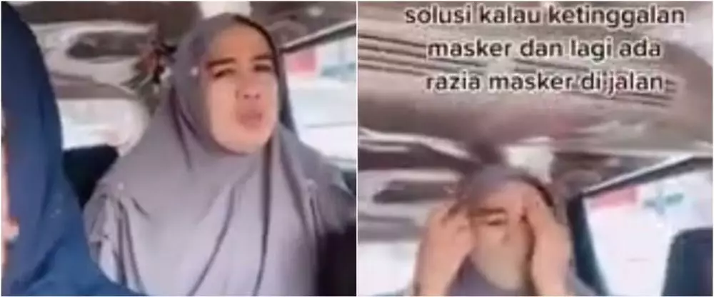 solusi ala emak ketika lupa bawa masker Instagram