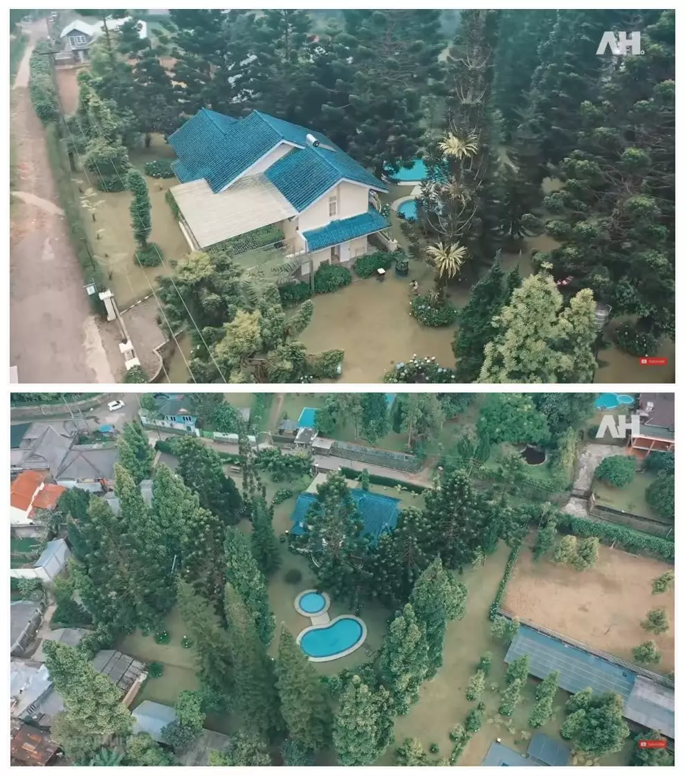 Aurel Atta liburan ke Puncak © YouTube