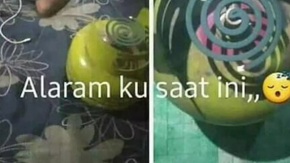 Potret nyeleneh penggunaan obat nyamuk © 2021 brilio.net Potret nyeleneh penggunaan obat nyamuk © 2021 brilio.net