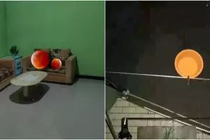 8 Editan foto gerhana bulan ala warganet ini kocak abis