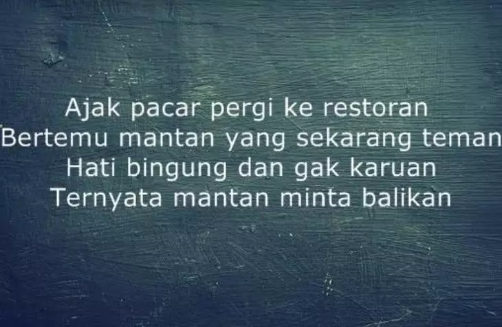 Pantun susah move on dari mantan © berbagai sumber