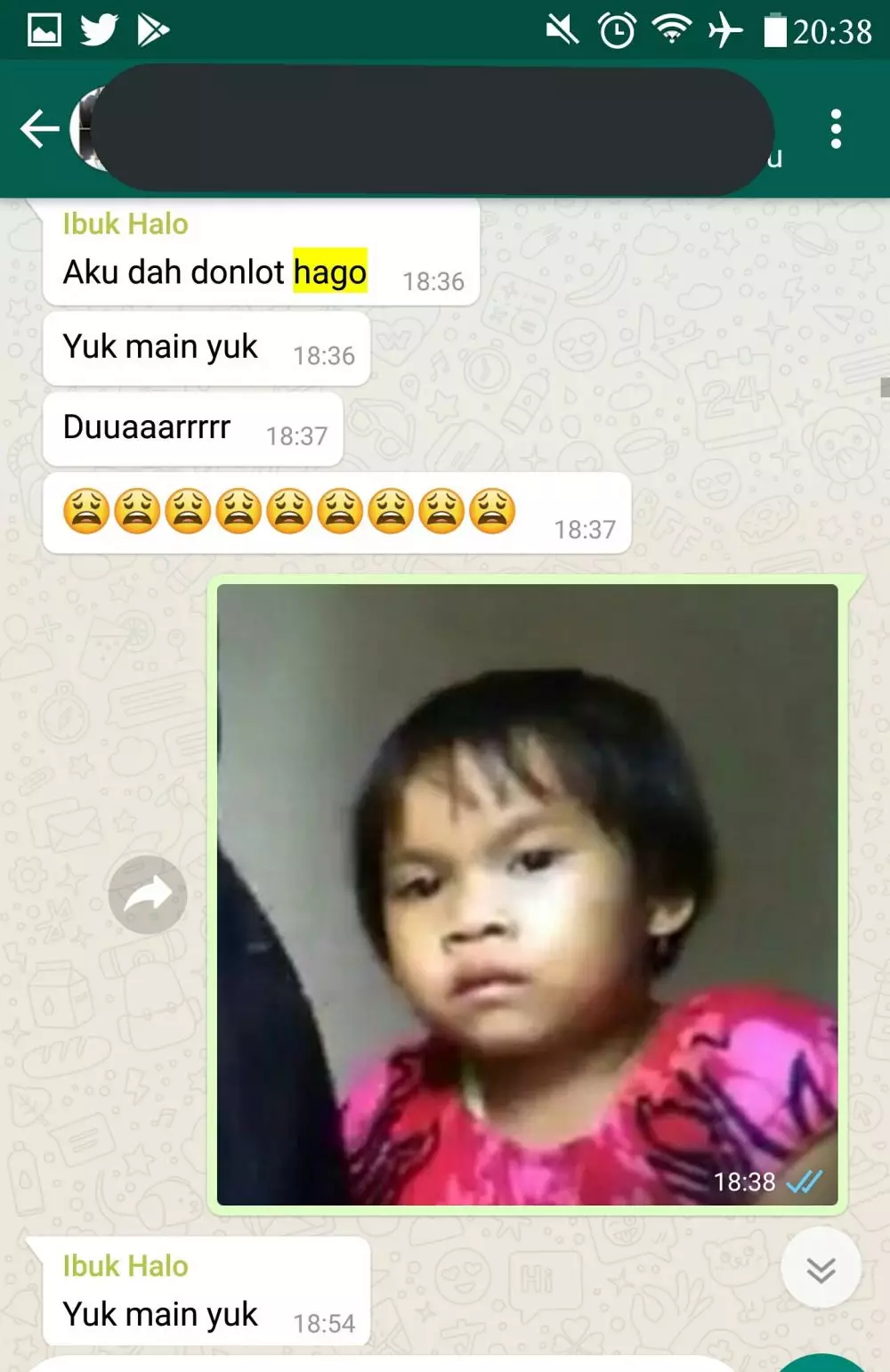 Chat WhatsApp lucu ibu dan anak © berbagai sumber Chat WhatsApp lucu ibu dan anak © berbagai sumber