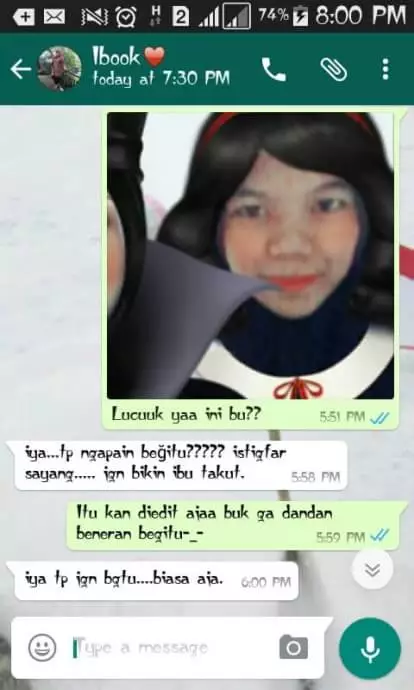 Chat WhatsApp lucu ibu dan anak © berbagai sumber Chat WhatsApp lucu ibu dan anak © berbagai sumber