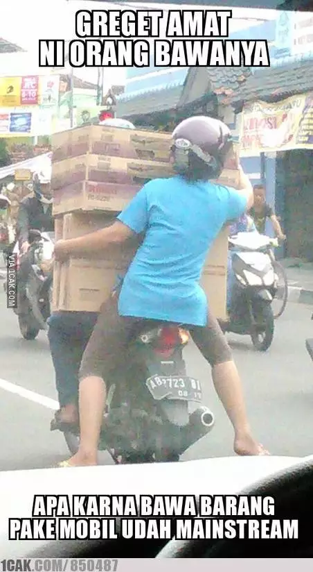 cara nyeleneh bawa barang © 2021 berbagai sumber