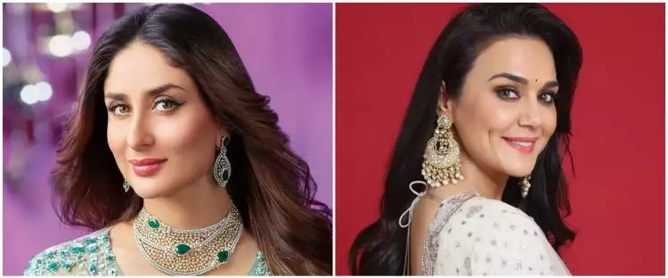 10 Beda gaya Kareena Kapoor dan Preity Zinta tanpa makeup, memesona