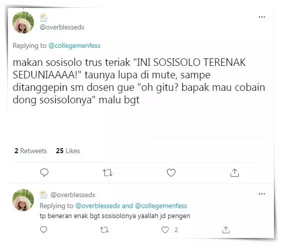 Curhatan kocak kuliah online 5 © Twitter