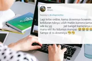 10 Curhatan lupa matikan kamera & mik pas kuliah online ini kocak