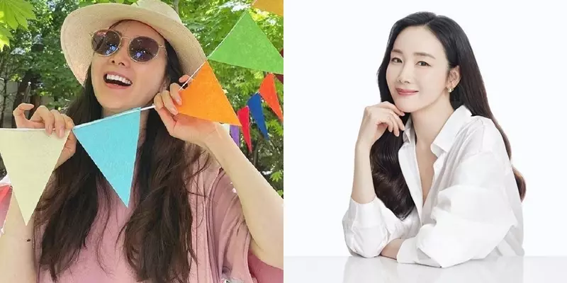 seleb korea 40-an tanpa dan bermakeup © Instagram