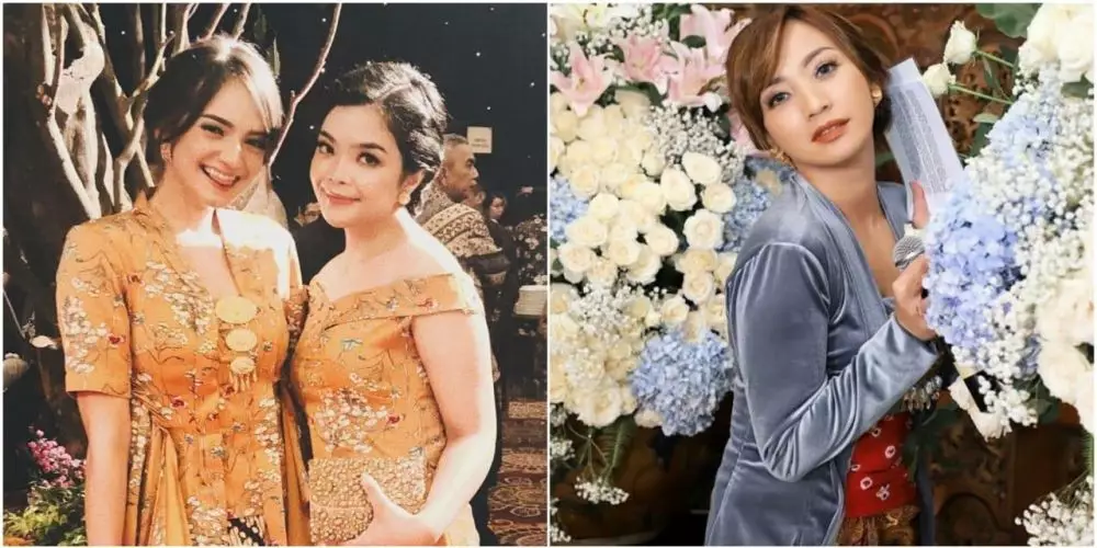 beda gaya outfit Enzy Storia dan Hesti Purwadinata © 2021 brilio.net