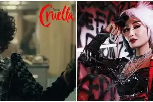 Gaya pemotretan 9 seleb ala Disney Cruella, tampil beda dan menawan