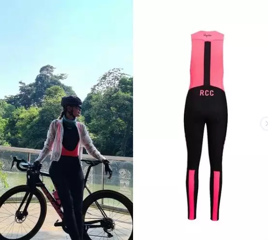 outfit Luna Maya saat bersepeda © Instagram/@fashion.lunamaya outfit Luna Maya saat bersepeda © Instagram/@fashion.lunamaya