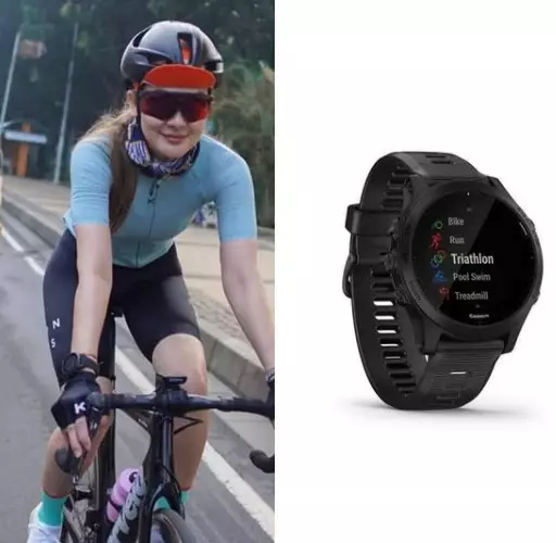 outfit Luna Maya saat bersepeda © Instagram/@fashion.lunamaya outfit Luna Maya saat bersepeda © Instagram/@fashion.lunamaya