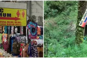20 Pengumuman lucu WC umum ini bikin senyum pas masuk toilet
