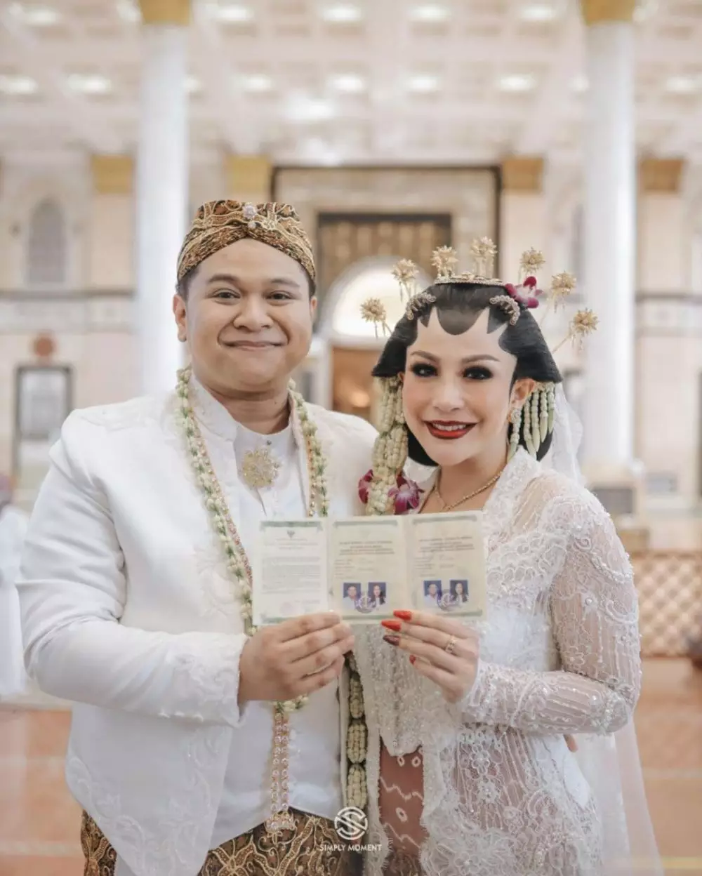 Momen pernikahan Nabilla Gomes dan Muhammad Reza Instagram