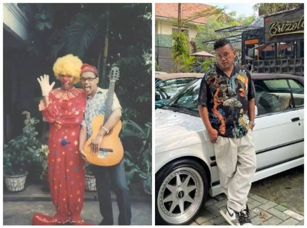 Potret komedian saat mahasiswa dan kini © berbagai sumber Potret komedian saat mahasiswa dan kini © berbagai sumber