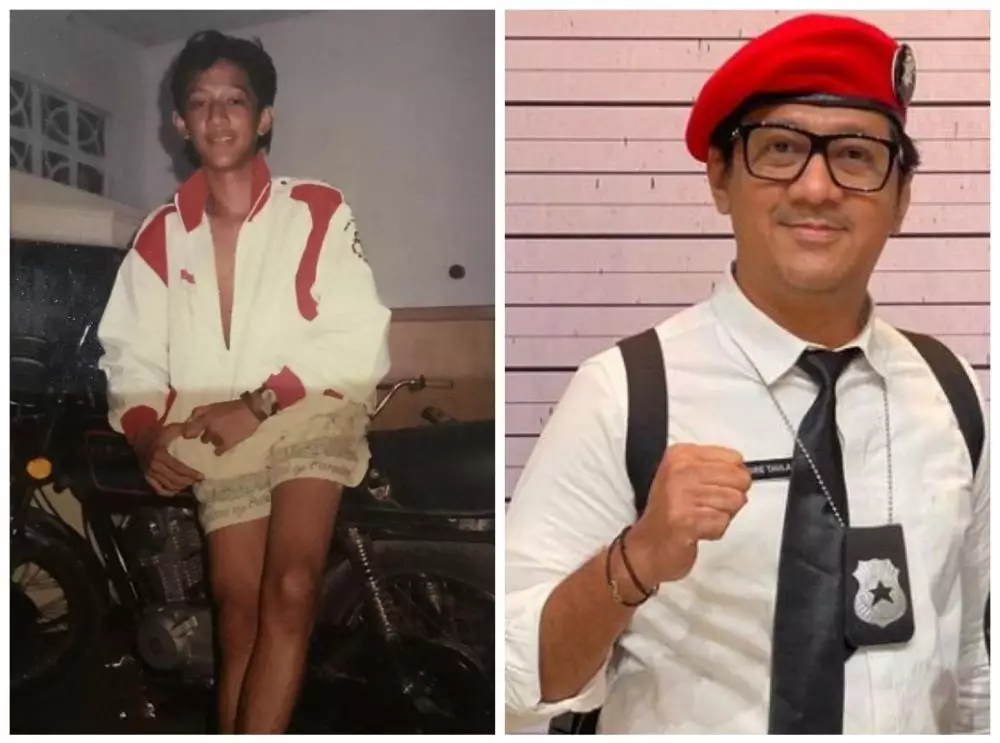 Potret komedian saat mahasiswa dan kini © berbagai sumber Potret komedian saat mahasiswa dan kini © berbagai sumber