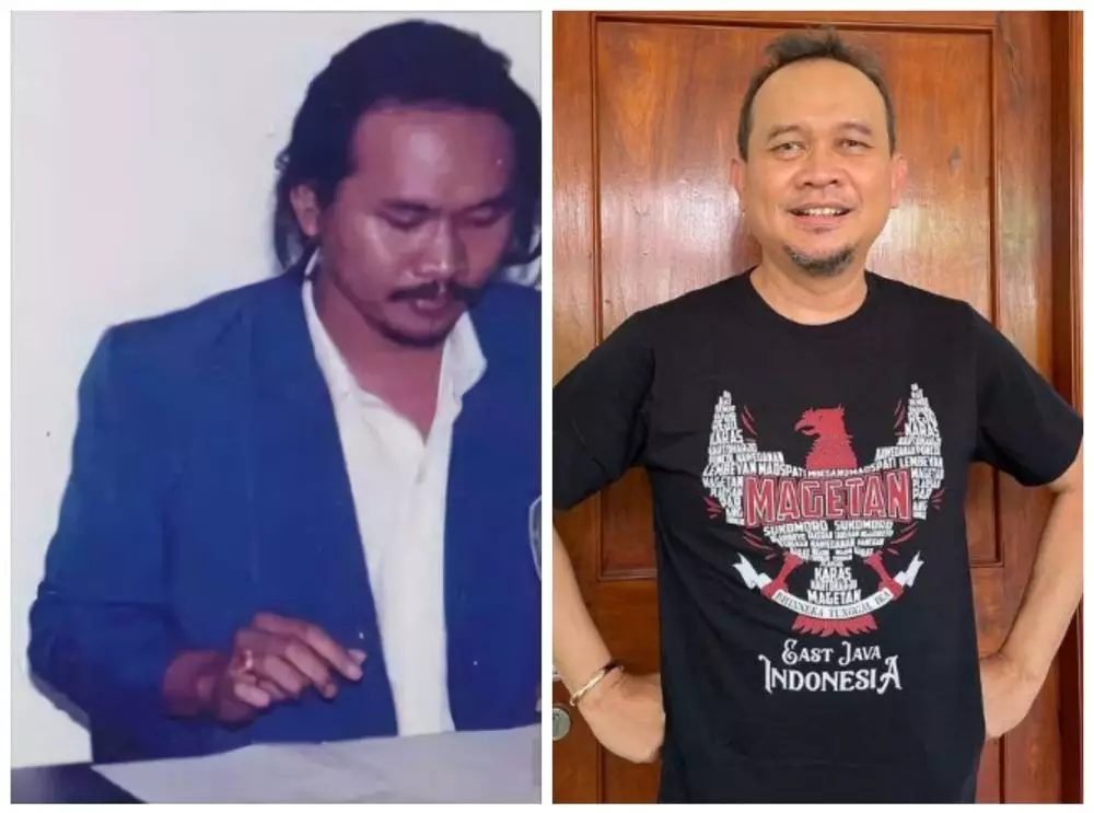 Potret komedian saat mahasiswa dan kini © berbagai sumber Potret komedian saat mahasiswa dan kini © berbagai sumber