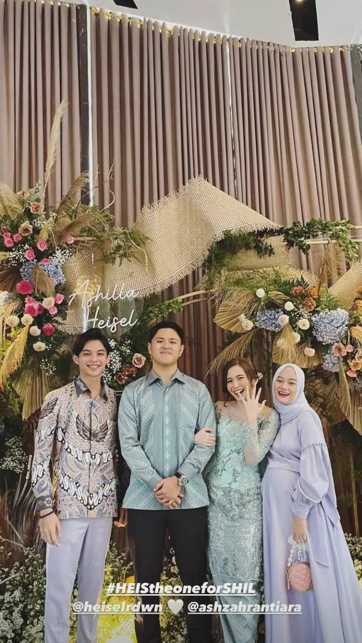 momen lamaran ashilla blink © instagram momen lamaran ashilla blink © instagram