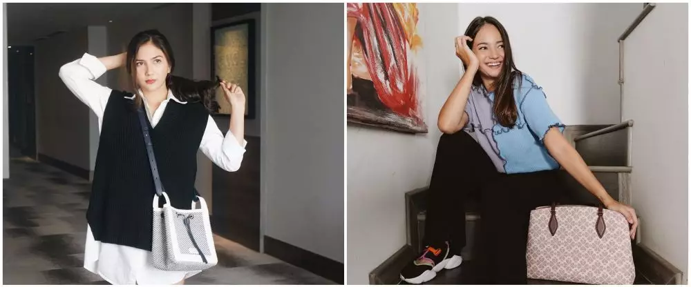 beda gaya enzy storia dan jessica mila © instagram beda gaya enzy storia dan jessica mila © instagram